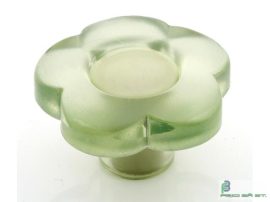 Fogantyú műanyag gomb 8117-34  Zöld - Fehér