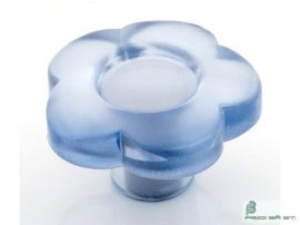 Fogantyú műanyag gomb 8117-34  Kék - Fehér