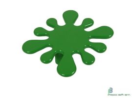 Fogantyú műanyag  32mm 8200-82  Zöld
