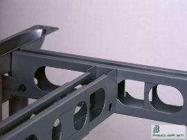 Irodai asztallábhoz "T" kötö állítható 710-1110*104mm